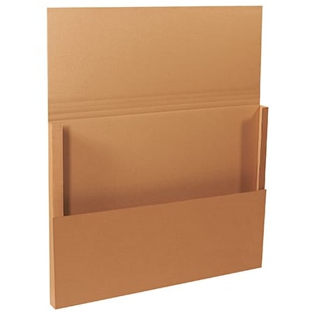 Box Packaging Corrugated Jumbo Fold-Over Mailers, 48L x 36W x 3H, Kraft, PK20 M48363